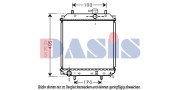 360024N AKS DASIS chladič motora 360024N AKS DASIS
