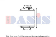 360028N AKS DASIS chladič motora 360028N AKS DASIS