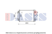 480001N Chladič, chlazení motoru AKS DASIS