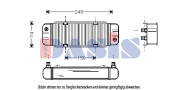 486130N AKS DASIS chladič motorového oleja 486130N AKS DASIS