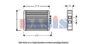 489005N Výměník tepla, vnitřní vytápění AKS DASIS