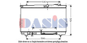 510036N AKS DASIS chladič motora 510036N AKS DASIS