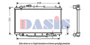 510070N AKS DASIS chladič motora 510070N AKS DASIS