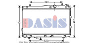 510083N AKS DASIS chladič motora 510083N AKS DASIS