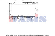 510087N AKS DASIS chladič motora 510087N AKS DASIS