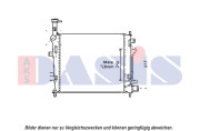 510163N AKS DASIS chladič motora 510163N AKS DASIS
