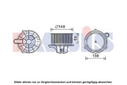 518083N AKS DASIS vnútorný ventilátor 518083N AKS DASIS