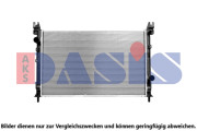 520076N AKS DASIS chladič motora 520076N AKS DASIS