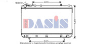 520105N AKS DASIS chladič motora 520105N AKS DASIS