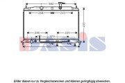 560048N AKS DASIS chladič motora 560048N AKS DASIS