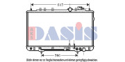 560050N AKS DASIS chladič motora 560050N AKS DASIS