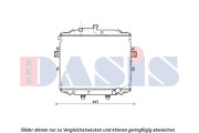 560066N AKS DASIS chladič motora 560066N AKS DASIS