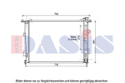 560081N AKS DASIS chladič motora 560081N AKS DASIS