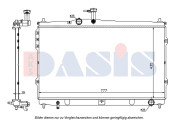 560095N AKS DASIS chladič motora 560095N AKS DASIS