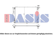 560104N AKS DASIS chladič motora 560104N AKS DASIS