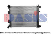 560141N AKS DASIS chladič motora 560141N AKS DASIS