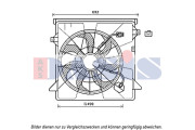 568055N AKS DASIS ventilátor chladenia motora 568055N AKS DASIS