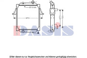 680287N AKS DASIS chladič motora 680287N AKS DASIS