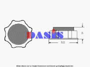 751662N Uzavírací víčko, chladič AKS DASIS