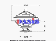 751898N AKS DASIS termostat chladenia 751898N AKS DASIS