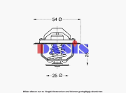 751900N AKS DASIS termostat chladenia 751900N AKS DASIS