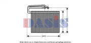 820278N Výparník, klimatizace AKS DASIS
