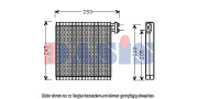 820316N AKS DASIS výparník klimatizácie 820316N AKS DASIS