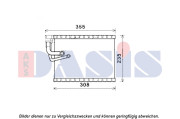 820334N AKS DASIS výparník klimatizácie 820334N AKS DASIS