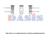 840153N AKS DASIS expanzný ventil klimatizácie 840153N AKS DASIS