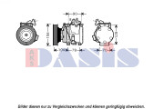 850447N Kompresor, klimatizace AKS DASIS