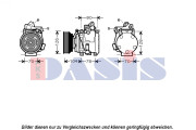 850693N Kompresor, klimatizace AKS DASIS