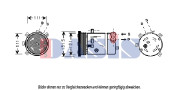 850702N AKS DASIS kompresor klimatizácie 850702N AKS DASIS