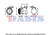 850715N Kompresor, klimatizace AKS DASIS