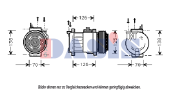 850732N AKS DASIS kompresor klimatizácie 850732N AKS DASIS