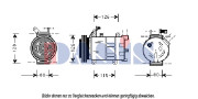 851027N Kompresor, klimatizace AKS DASIS
