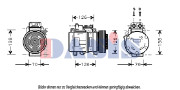 851032N AKS DASIS kompresor klimatizácie 851032N AKS DASIS