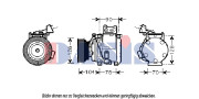 851034N Kompresor, klimatizace AKS DASIS