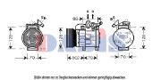 851364N AKS DASIS kompresor klimatizácie 851364N AKS DASIS