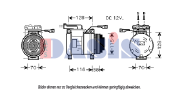 851396N Kompresor, klimatizace AKS DASIS