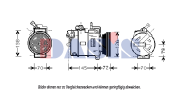 851407T AKS DASIS kompresor klimatizácie 851407T AKS DASIS