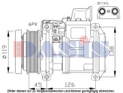 851444N AKS DASIS kompresor klimatizácie 851444N AKS DASIS