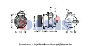 851663N Kompresor, klimatizace AKS DASIS