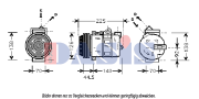 851686N AKS DASIS kompresor klimatizácie 851686N AKS DASIS