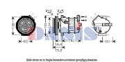 851800N Kompresor, klimatizace AKS DASIS