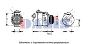851808N Kompresor, klimatizace AKS DASIS