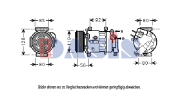 851874N Kompresor, klimatizace AKS DASIS