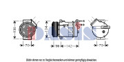 851886N Kompresor, klimatizace AKS DASIS