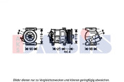 851938N AKS DASIS kompresor klimatizácie 851938N AKS DASIS