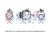 851965N AKS DASIS kompresor klimatizácie 851965N AKS DASIS