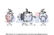 851966N AKS DASIS kompresor klimatizácie 851966N AKS DASIS